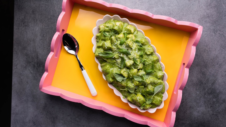 Homemade Ricotta Gnocchi with Creamy Pesto Sauce - Recipe — Interactive video experience