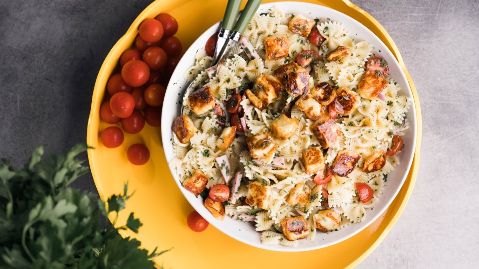 Haloumi Pasta Salad - Riverina — Interactive video experience