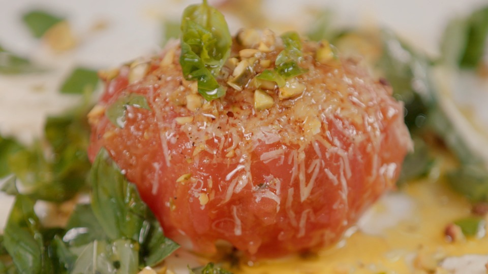 Poached Tomato Salad - Recipe — Instance — Interactive video experience