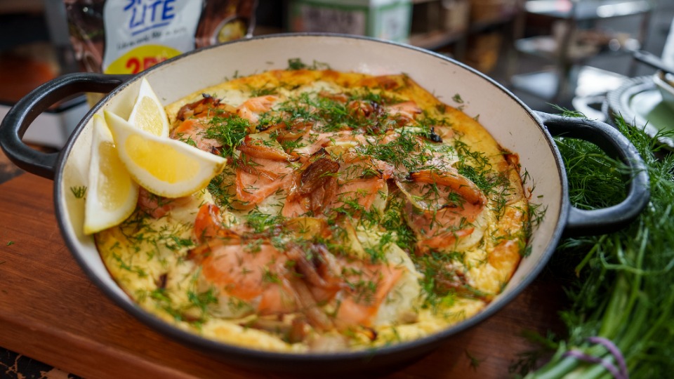 Swedish Salmon and Potato Tart — Interactive video experience