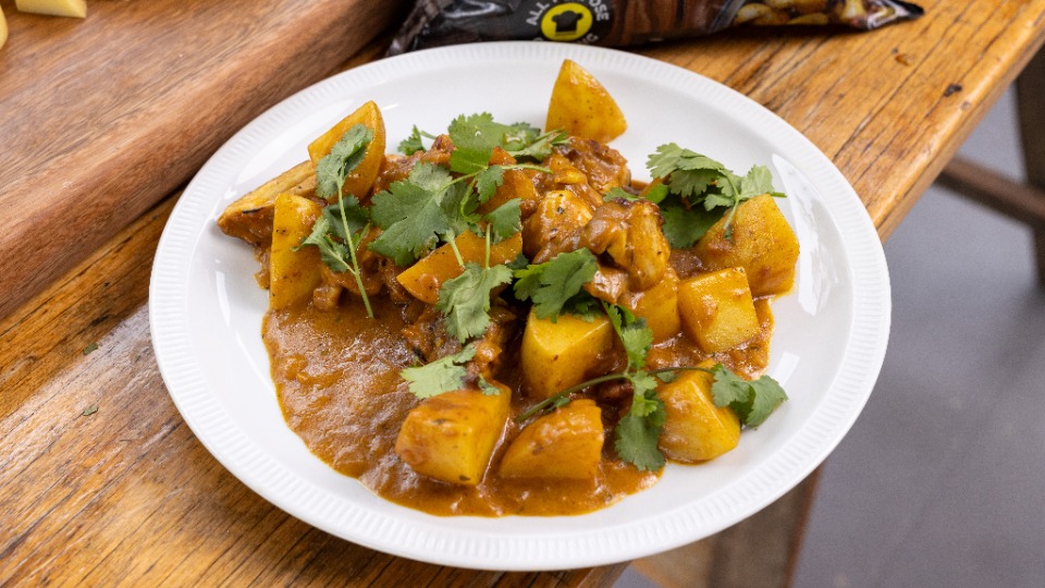 Chicken & Potato Curry — Interactive video experience