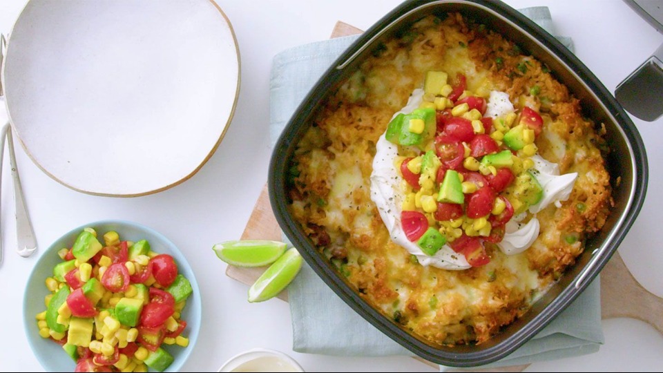 20-minute air fryer Mexican rice bake - product — Instance — Interactive video experience