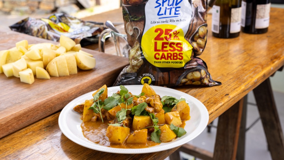 9068 Chicken and Potato Satay Curry - Spud Lite — Interactive video experience