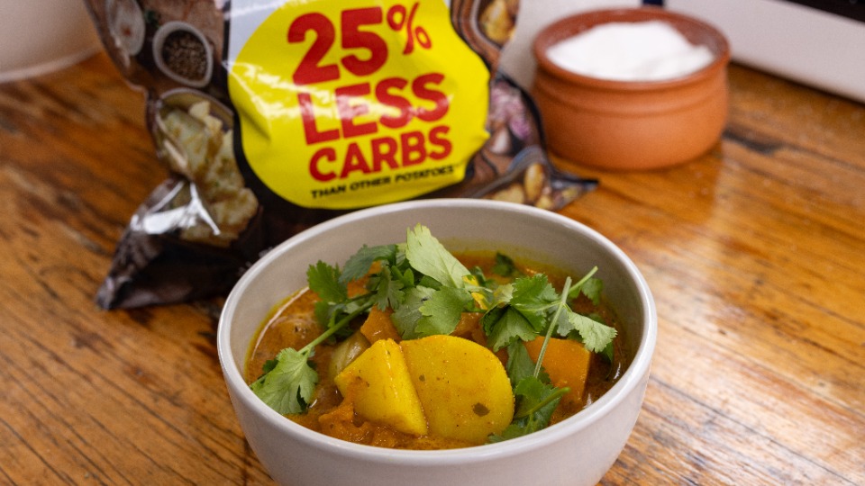 9069 Potato & Pumpkin Curry - Spud Lite — Interactive video experience
