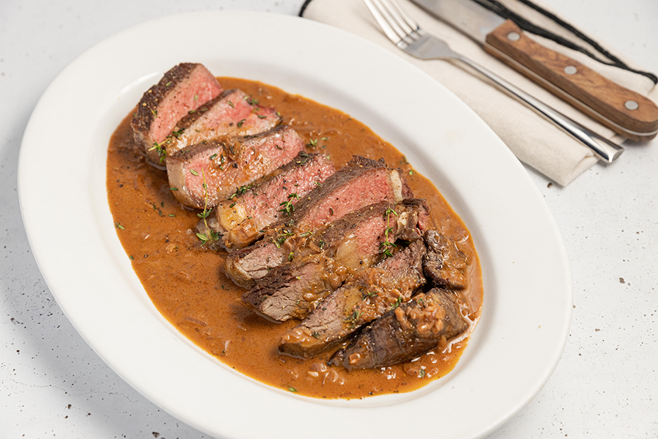 Scotch Fillet with French Shallot Sauce — Interactive video experience