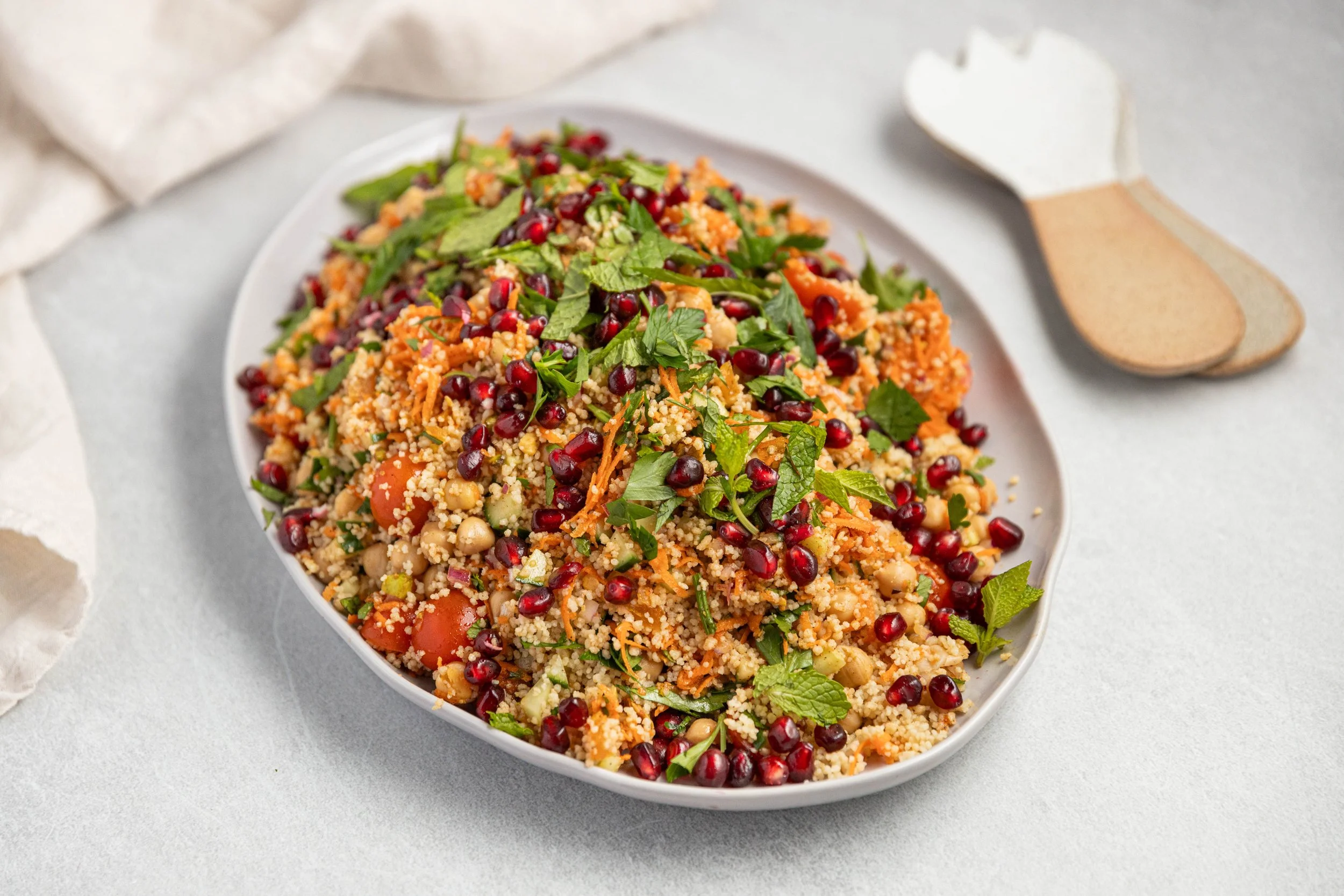 North African Wholemeal Couscous Salad — Interactive video experience