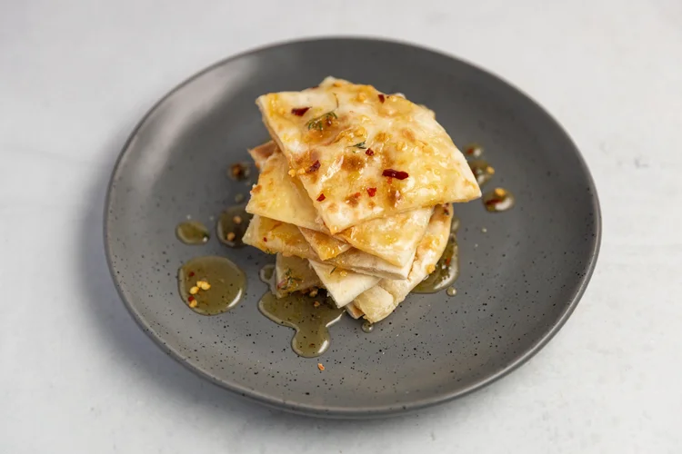Cheese Naan with Chilli Honey — Interactive video experience