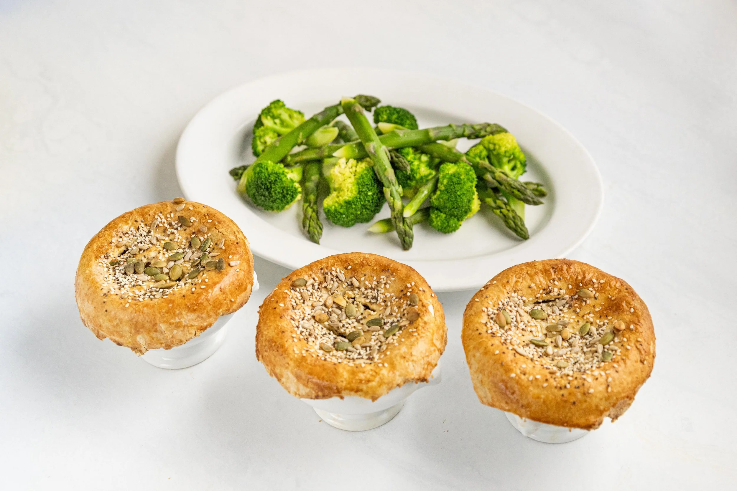 Scallop Pies with Seeded Pastry Tops — Interactive video experience
