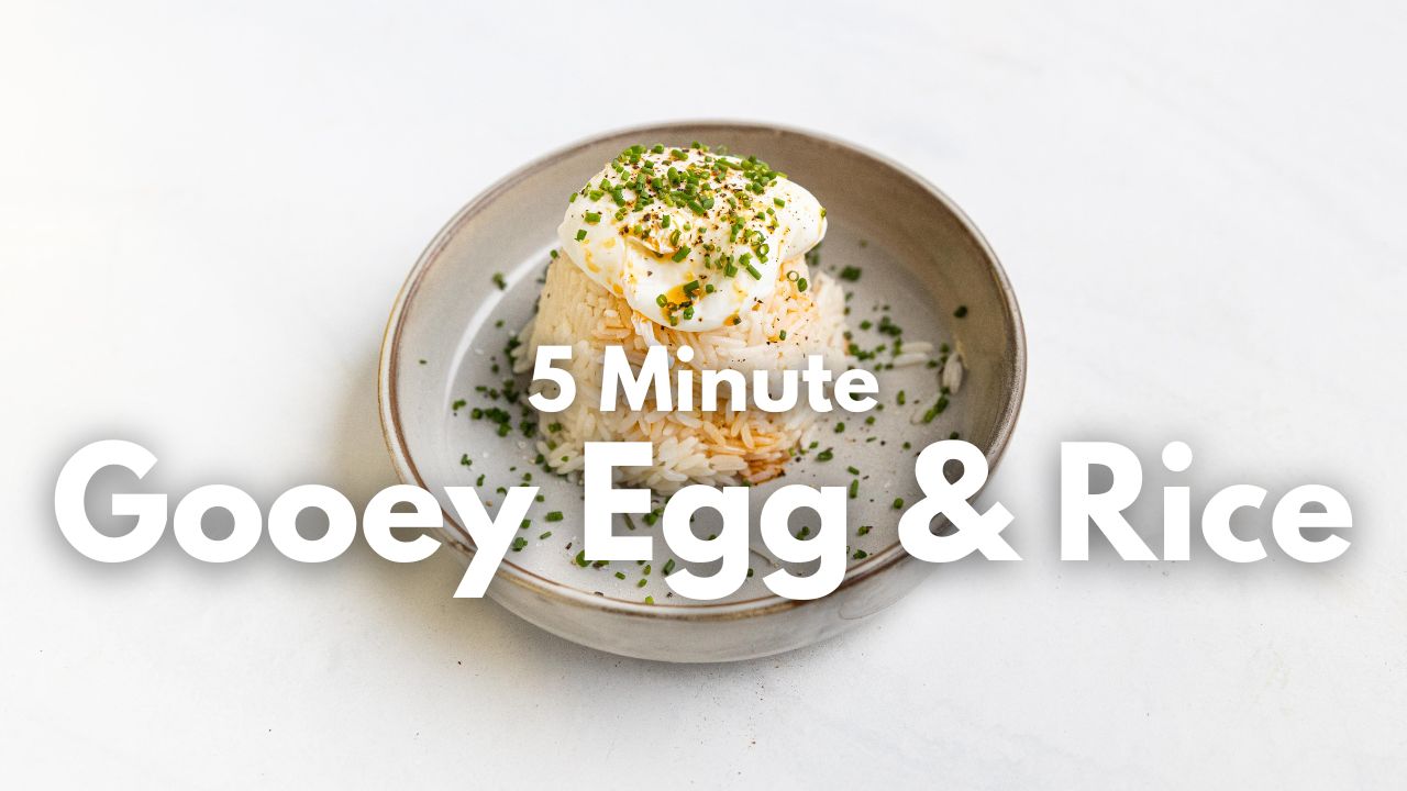 5 Minute Gooey Egg and Rice — Interactive video experience