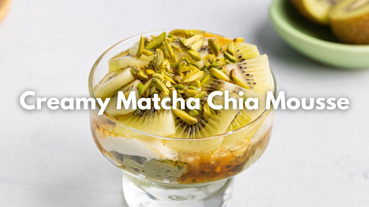 Creamy Matcha Chia Mousse — Interactive video experience