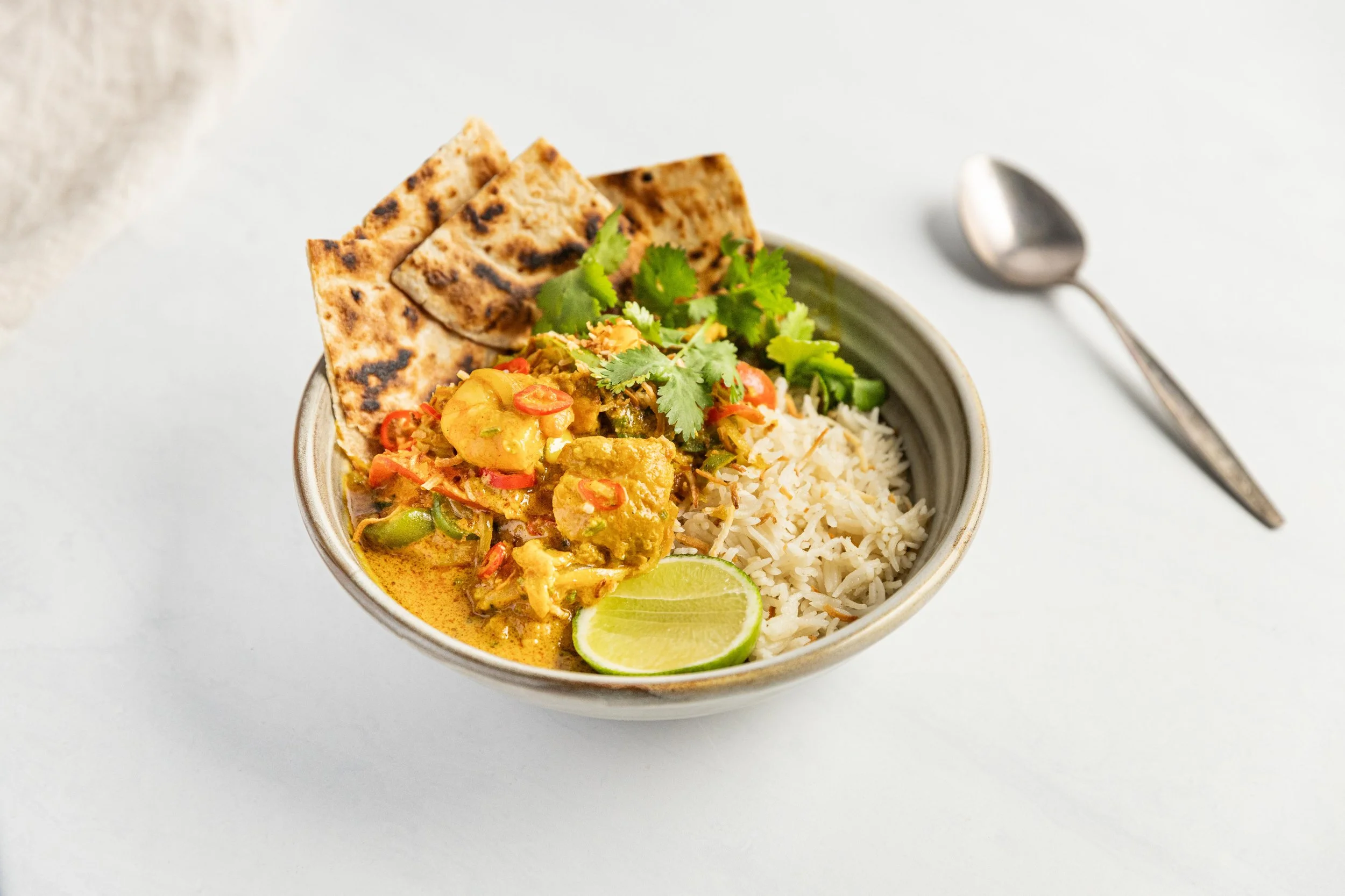 Thai Yellow Coconut Seafood Curry — Interactive video experience