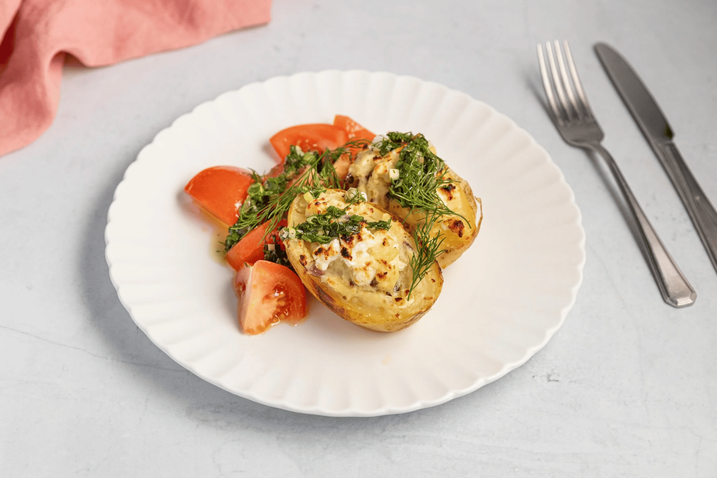 Fetta Stuffed Potatoes — Interactive video experience